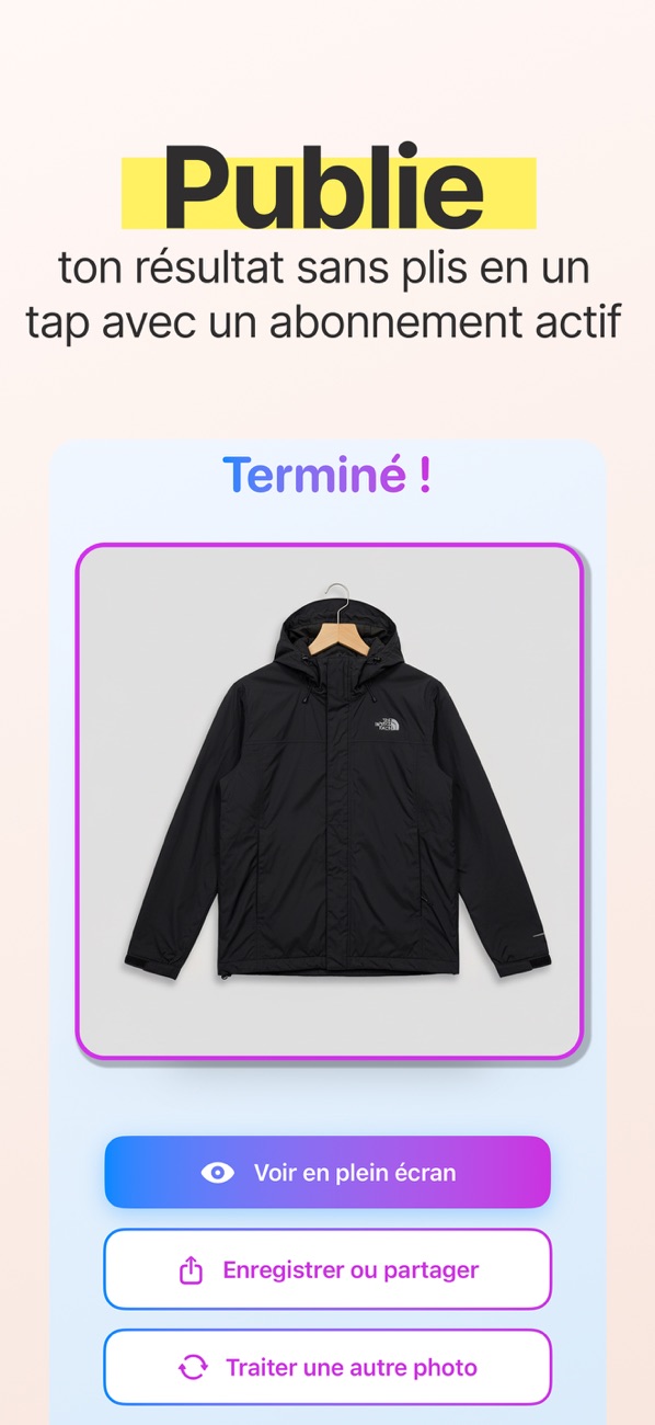 Clothing Studio: Unwrinkle AI screenshot 3